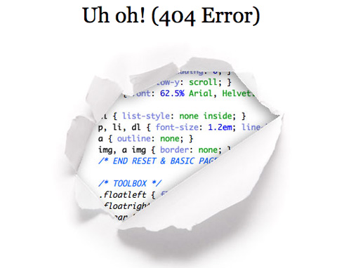 404 Error